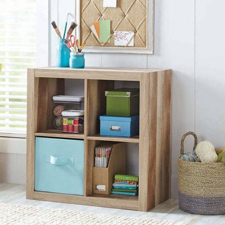 BETTER HOMES & GARDENS 4 CUBE ORGANIZER WEATHERED