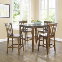 MAINSTAYS MISSION 5 PC KITCHEN TABLE & CHAIRS