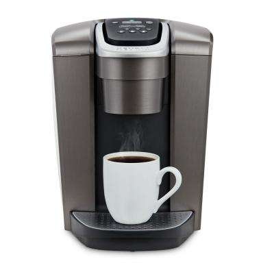 K-Elite Brushed Slate Single Serve Coffee Maker with Temperature Control